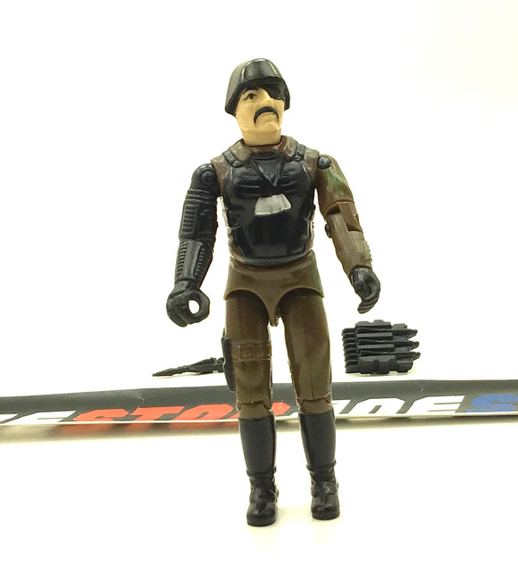 1983 VINTAGE ARAH G.I. JOE COBRA MAJOR BLUDD V1 MERCENARY LOOSE 100% COMPLETE (o)