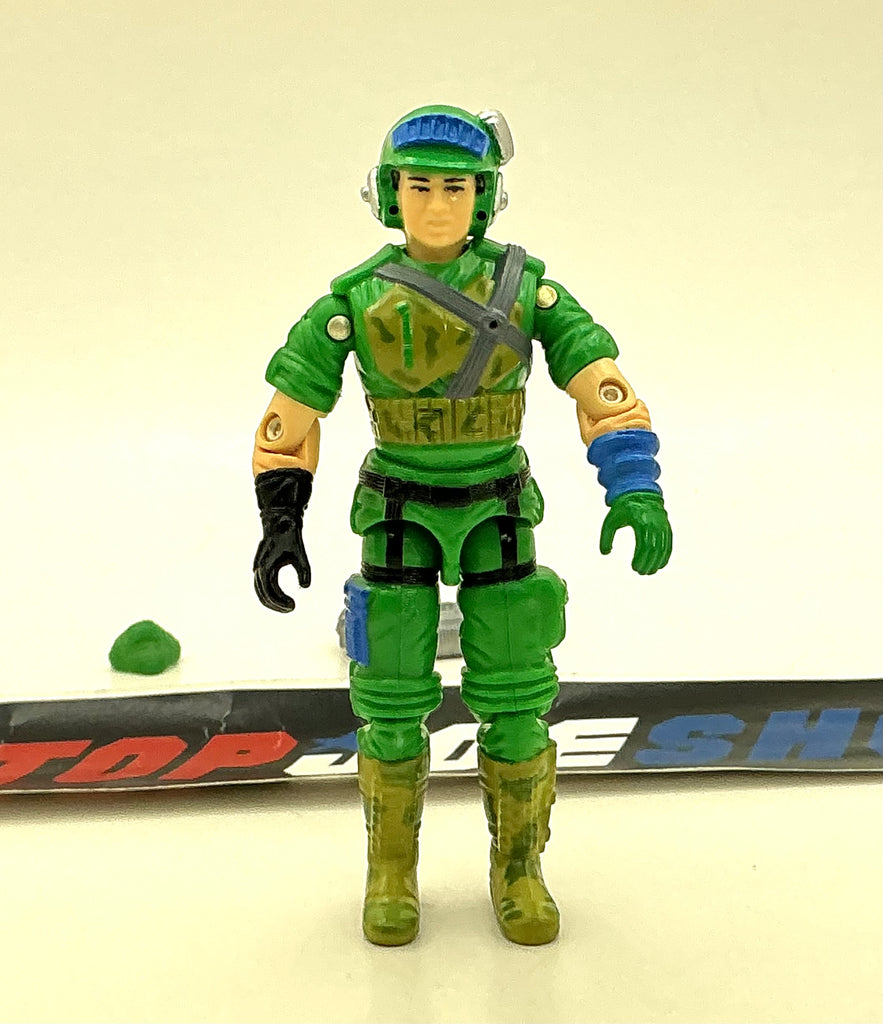1987 VINTAGE ARAH G.I. JOE BLASTER V1 BATTLE FORCE 2000 VINDICATOR PILOT LOOSE 100% COMPLETE (e)