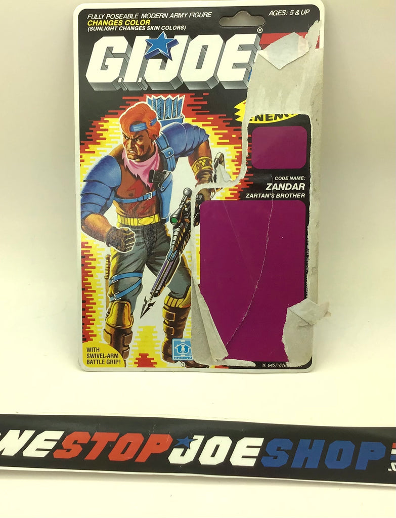 1986 VINTAGE ARAH ZANDAR V1 FULL FILE CARD (d)