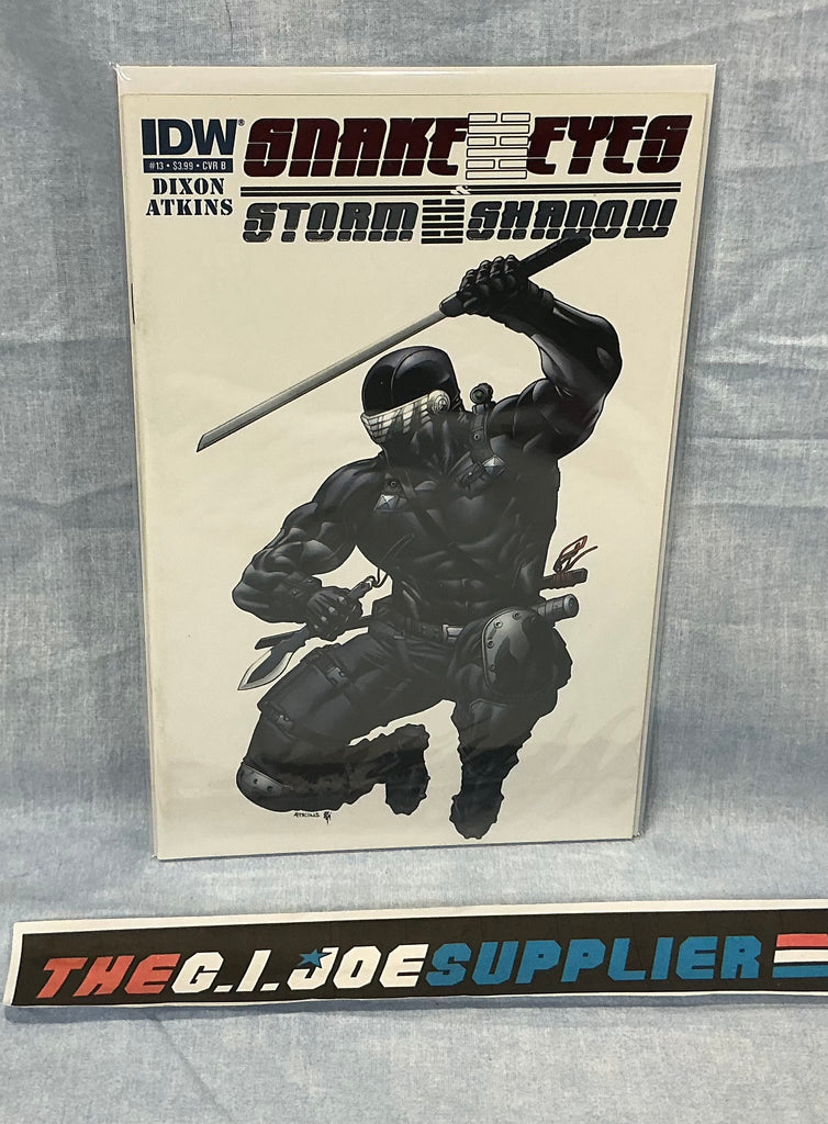 IDW PUBLISHING G.I. JOE SNAKE EYES (2011-2013) ISSUE #13 [COVER B ATKINS] COMIC BOOK MAY 2012