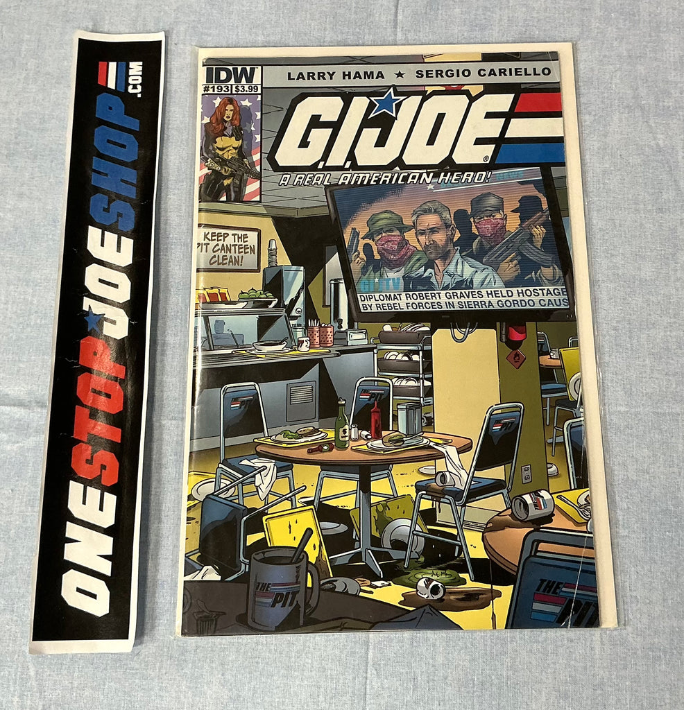 IDW PUBLISHING G.I. JOE A REAL AMERICAN HERO (2010-2022) ISSUES #193 [COVER A CARIELLO] COMIC BOOK AUGUST 2013