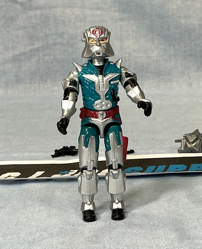 1987 VINTAGE ARAH G.I. JOE COBRA COMMANDER V3 BATTLE ARMOR LOOSE 100% COMPLETE (e)