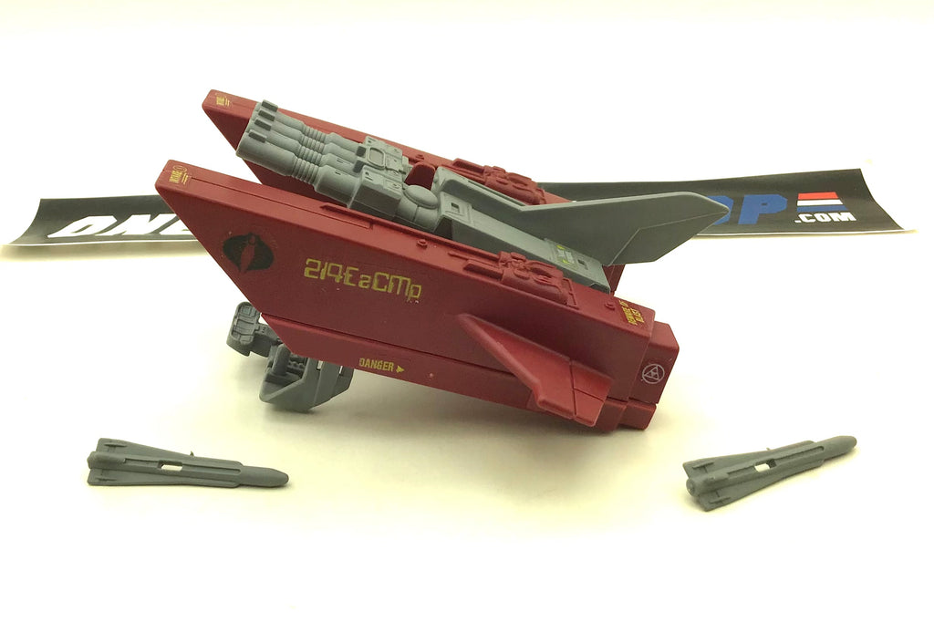 1987 VINTAGE ARAH G.I. JOE COBRA JET PACK VEHICLE LOOSE 100% COMPLETE (g)