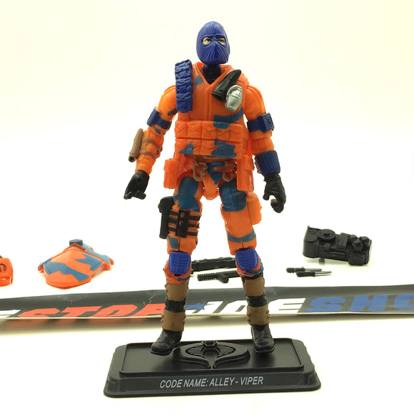 2009 25TH ANNIVERSARY G.I. JOE COBRA ALLEY VIPER V11 DEFENSE OF COBRA ISLAND PACK LOOSE 100% COMPLETE NO F/C