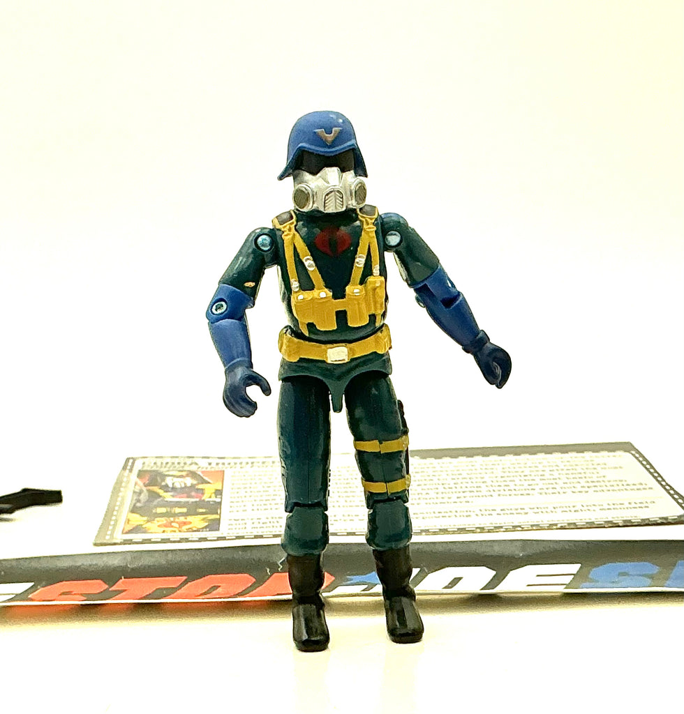 2006 DTC G.I. JOE COBRA TROOPER V4 COMIC PACK INFANTRY FORCES LOOSE 100% COMPLETE + F/C (b)