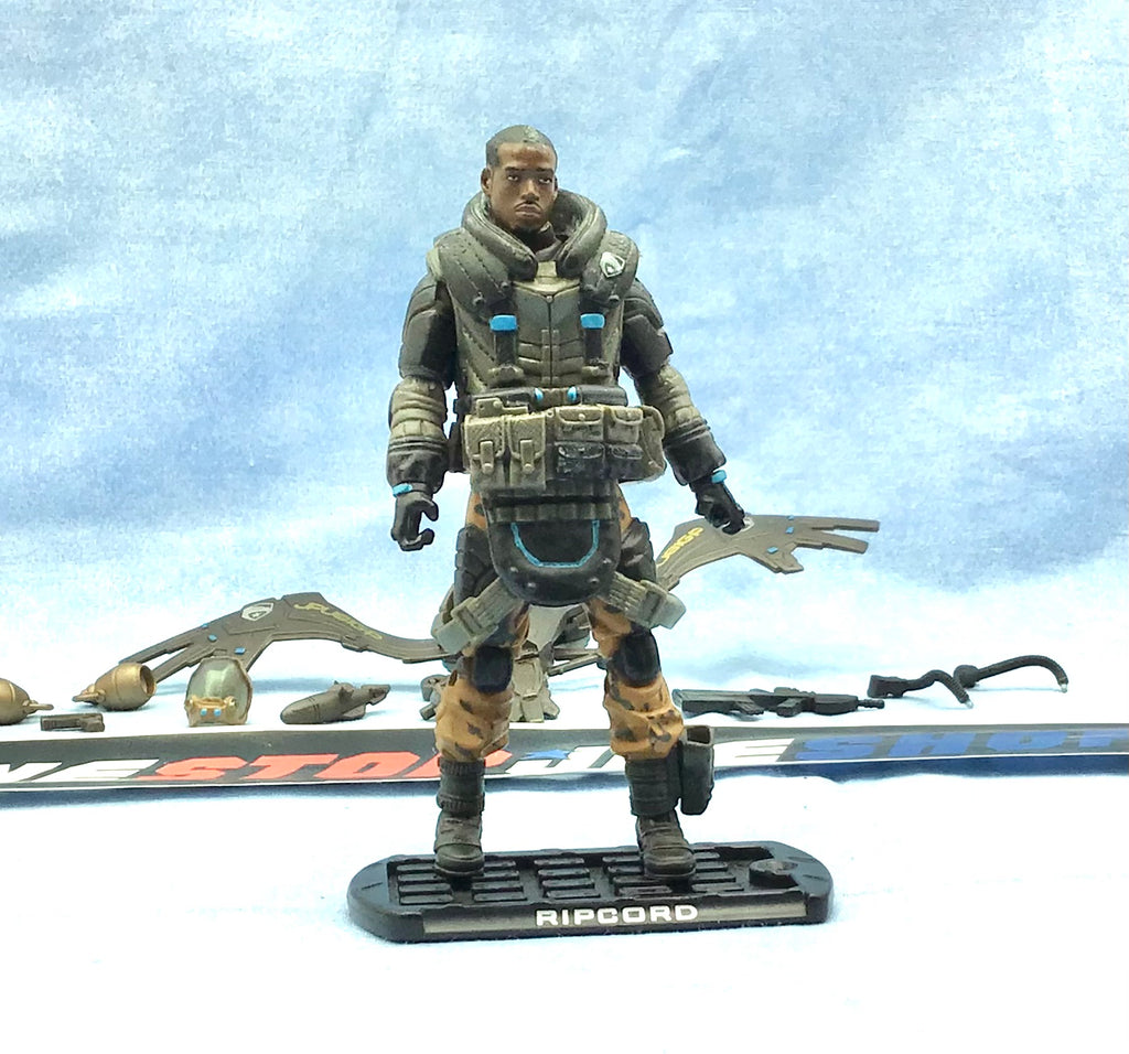 2010 ROC POC G.I. JOE RIPCORD DESERT BATTLE CANCELLED UNRELEASED PROTOTYPE LOOSE 100% COMPLETE NO F/C