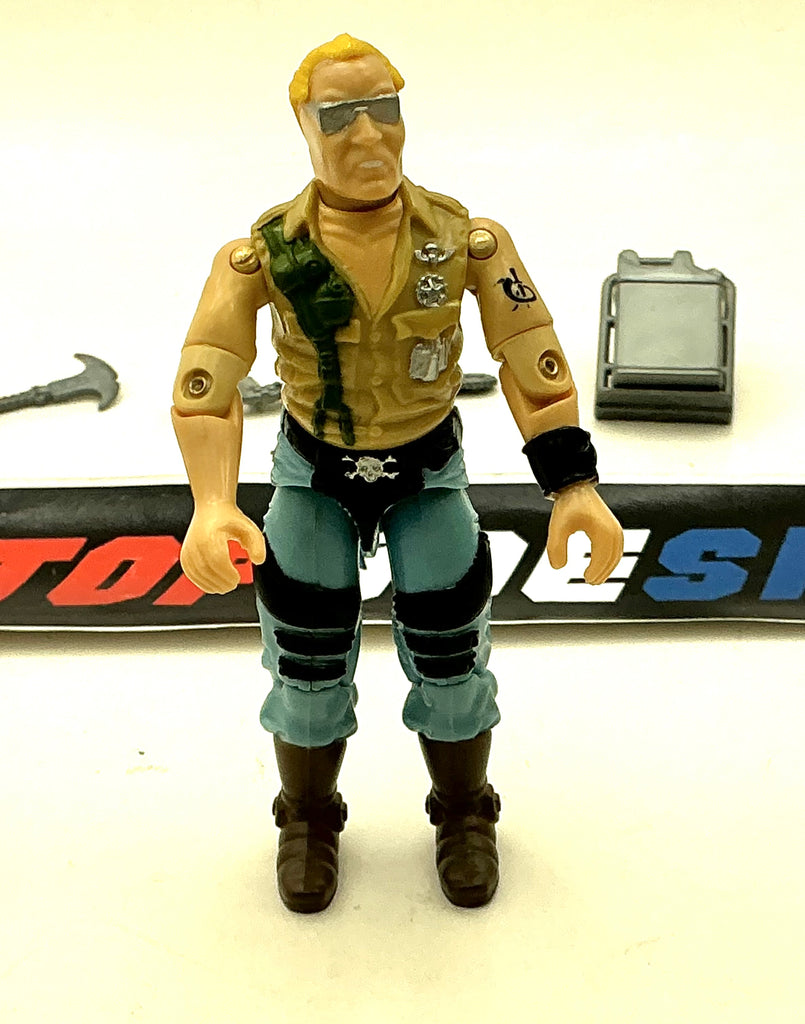 1985 VINTAGE ARAH G.I. JOE COBRA DREADNOK BUZZER V1 LOOSE 100% COMPLETE (j)