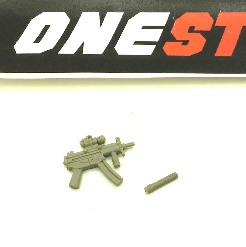 2012 RETALIATION BEACHHEAD V16 SUBMACHINE W/ SILENCER SUPPRESSOR GUN #2 ACCESSORY PART CUST