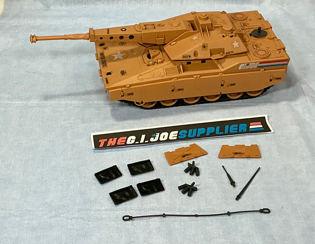1985 VINTAGE ARAH G.I. JOE MAULER M.B.T. TANK VEHICLE ONLY LOOSE 100% COMPLETE (d) WORKS