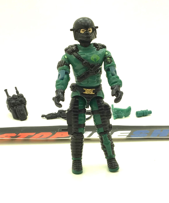 1989 VINTAGE ARAH G.I. JOE COBRA NIGHT-VIPER V1 COBRA NIGHT FIGHTER LOOSE 100% COMPLETE (b)