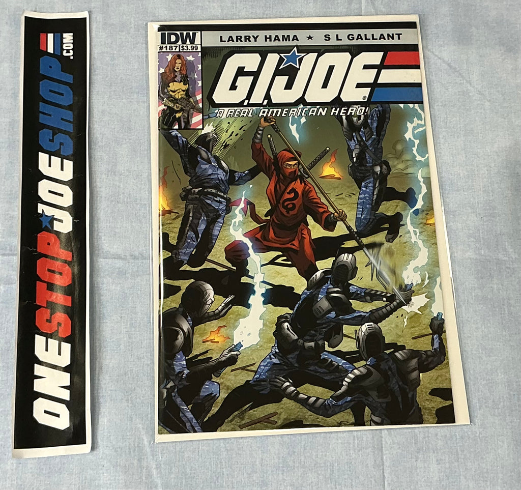 IDW PUBLISHING G.I. JOE A REAL AMERICAN HERO (2010-2022) ISSUE #187 [COVER A GALLANT] COMIC BOOK FEBRUARY 2013 (bh)