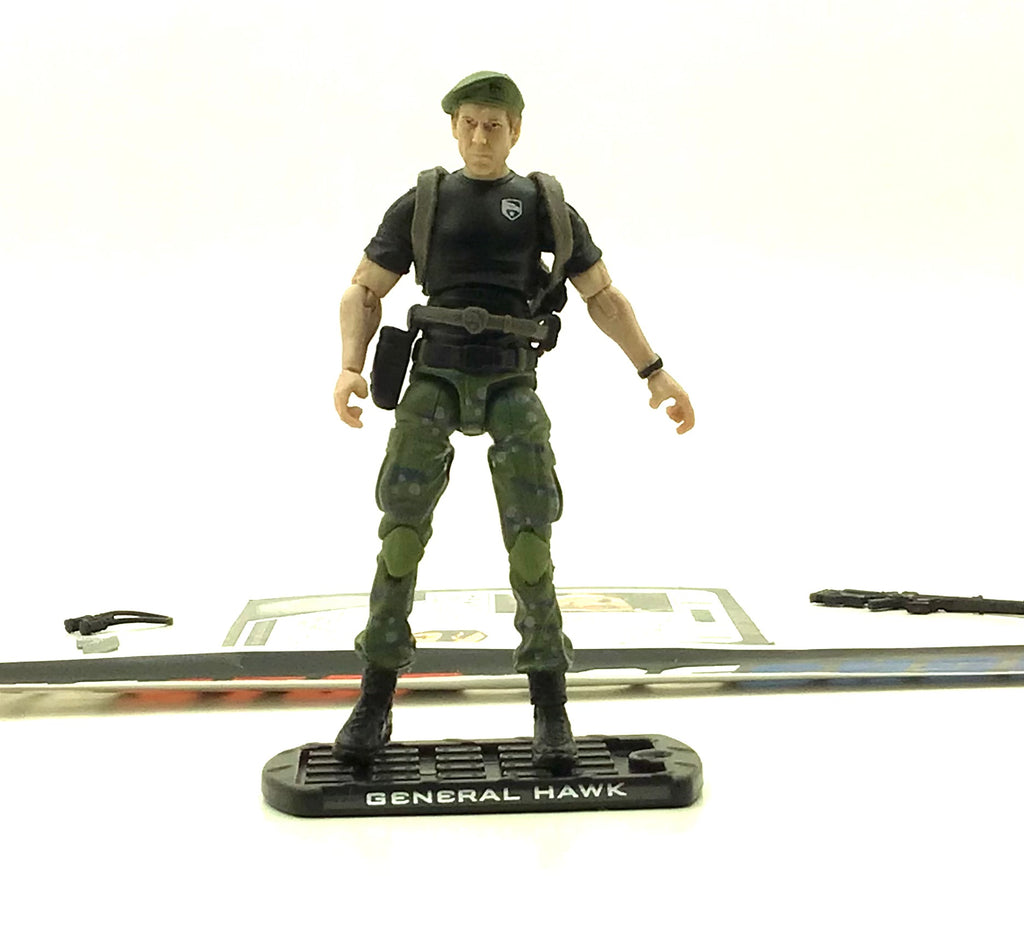 2009 ROC G.I. JOE GENERAL HAWK V5 WAL-MART EXCLUSIVE LOOSE 100% COMPLETE + F/C