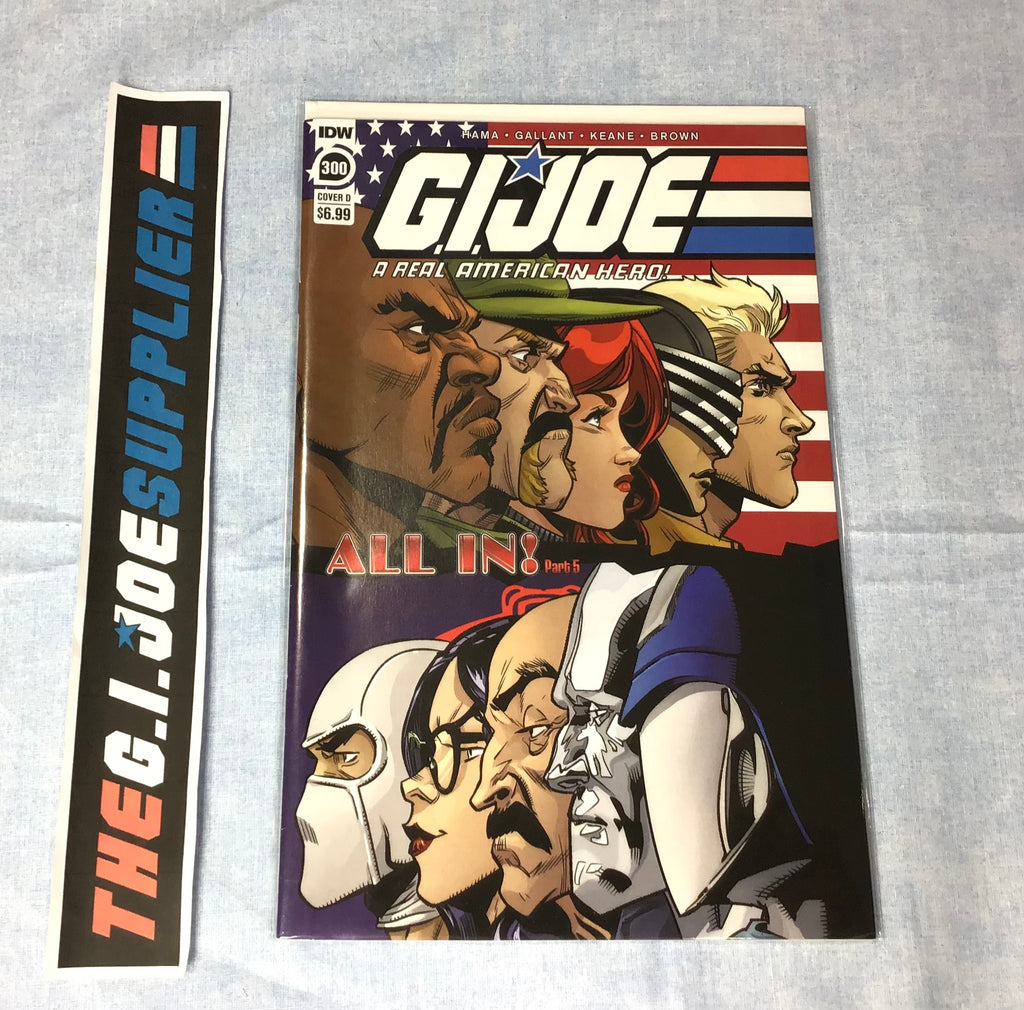 IDW PUBLISHING G.I. JOE A REAL AMERICAN HERO (2010-2022) ISSUE #300 [COVER D MCKEOWN] COMIC BOOK NOVEMBER 2022 HIGH GRADE