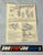 1982 VINTAGE ARAH M.O.B.A.T. MOBAT VEHICLE BLUEPRINTS (a)