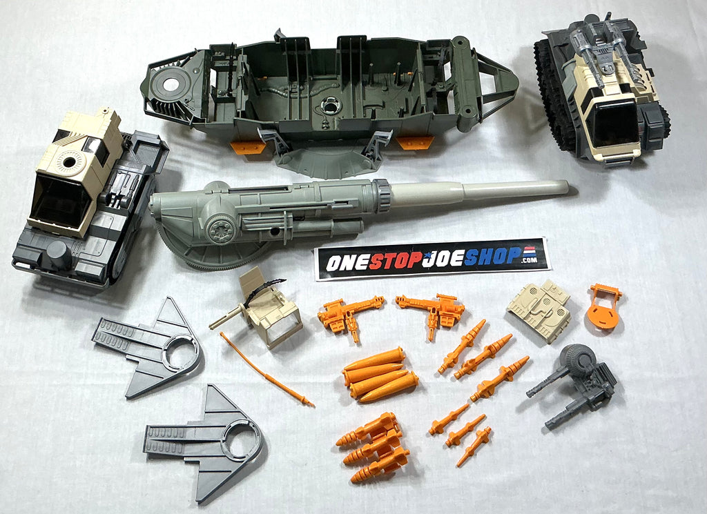 1989 VINTAGE ARAH G.I. JOE THUNDERCLAP VEHICLE ONLY LOOSE 100% COMPLETE UNUSED DECALS