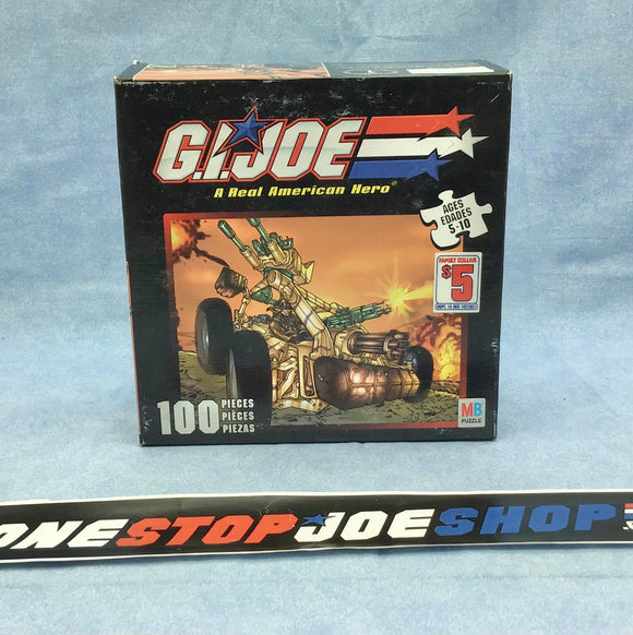 2002 GVC G.I. JOE COBRA MILTON BRADLEY ARCTIC BLAST (?) 100 PIECE PUZZLE NEW SEALED