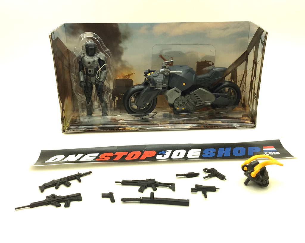 2012 POC G.I. JOE ALPHA VEHICLE CYCLE ARMOR VEHICLE W/ ASHIKO V1 ROSS EXCLUSIVE LOOSE 100% COMPLETE + BOX