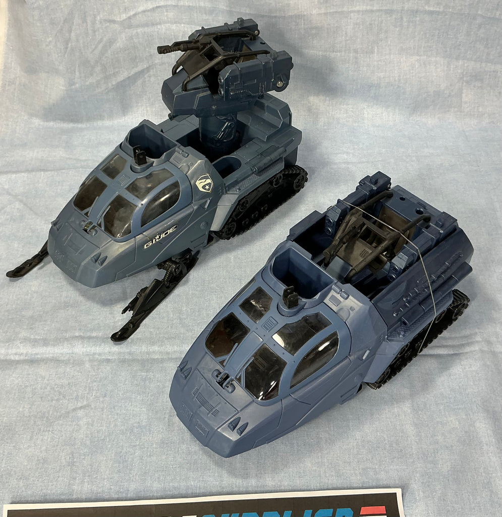 2009 ROC G.I. JOE ICE DAGGER BRAVO VEHICLE ONLY ARMY BUILDER LOT LOOSE PROJECT COMPLETE ONE