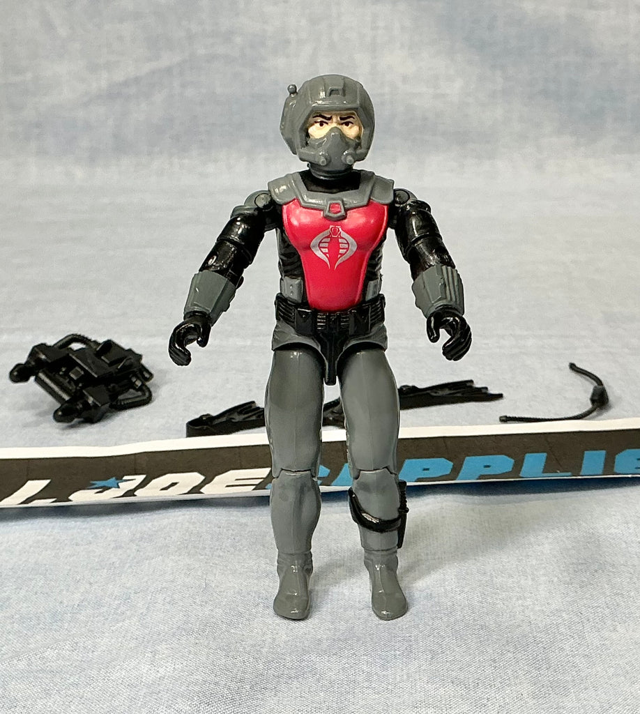1985 VINTAGE ARAH G.I. JOE COBRA EELS V1 COBRA FROGMAN LOOSE 100% COMPLETE (l)