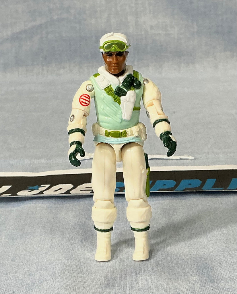 1986 VINTAGE ARAH G.I. JOE ICEBERG V1 ARCTIC ASSAULT TROOPER LOOSE 100% COMPLETE (j)
