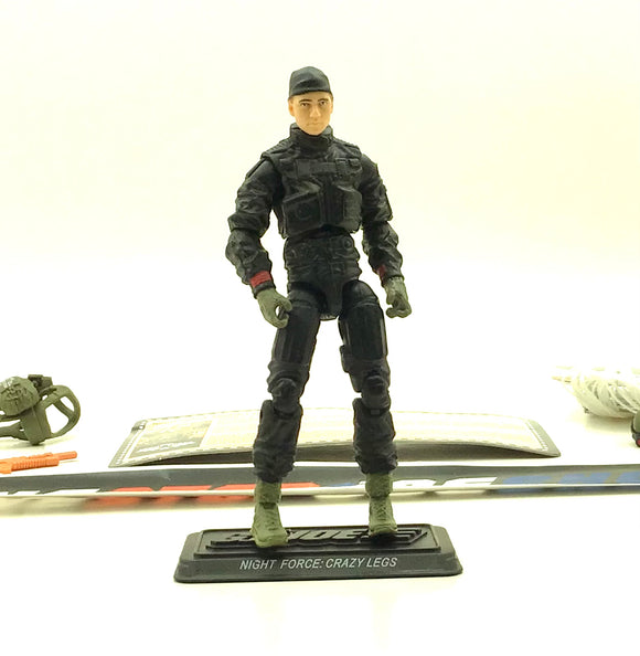 2014 G.I. JOE JOECON CONVENTION EXCLUSIVE CRAZY LEGS V4 ASSAULT TROOPER LOOSE 100% COMPLETE + F/C