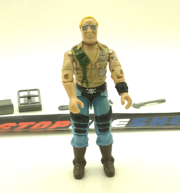 1985 VINTAGE ARAH G.I. JOE DREADNOK BUZZER V1 LOOSE 100% COMPLETE (h)