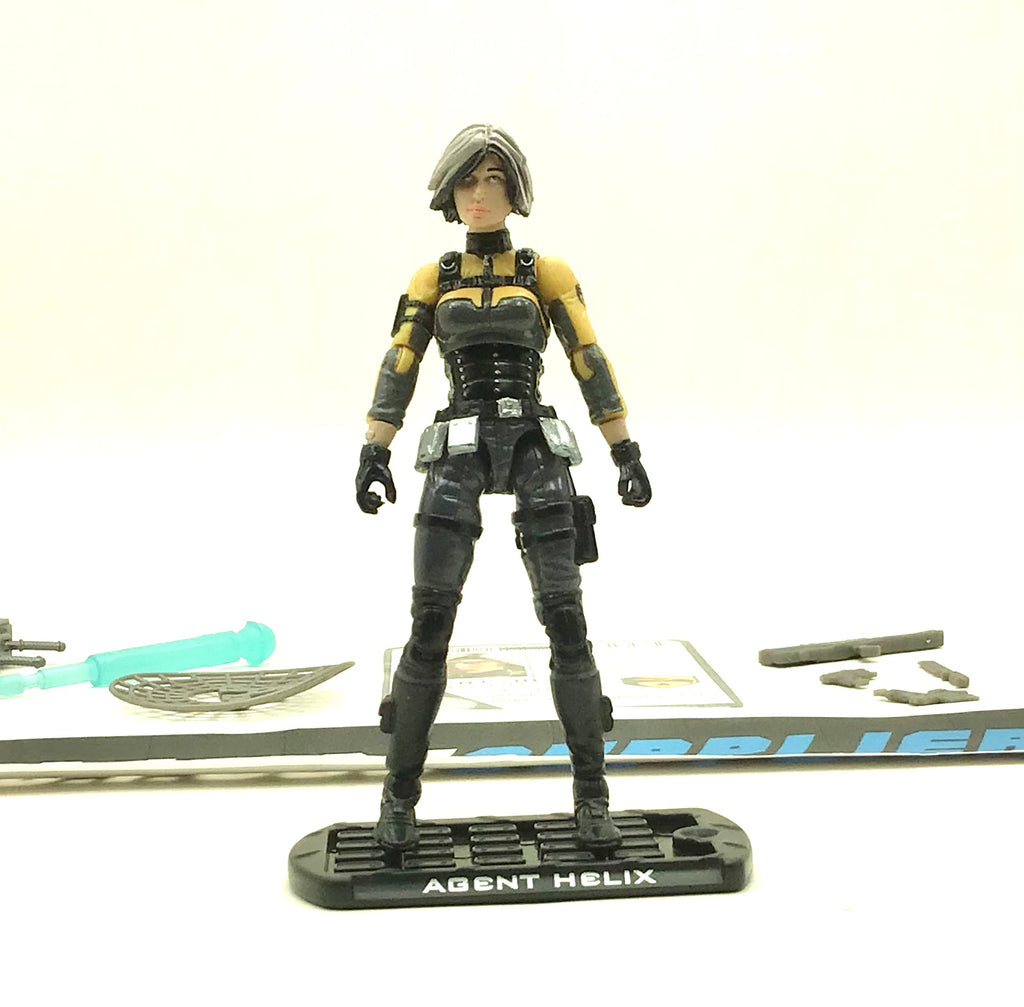 2009 ROC G.I. JOE AGENT HELIX V1 LOOSE 100% COMPLETE + F/C