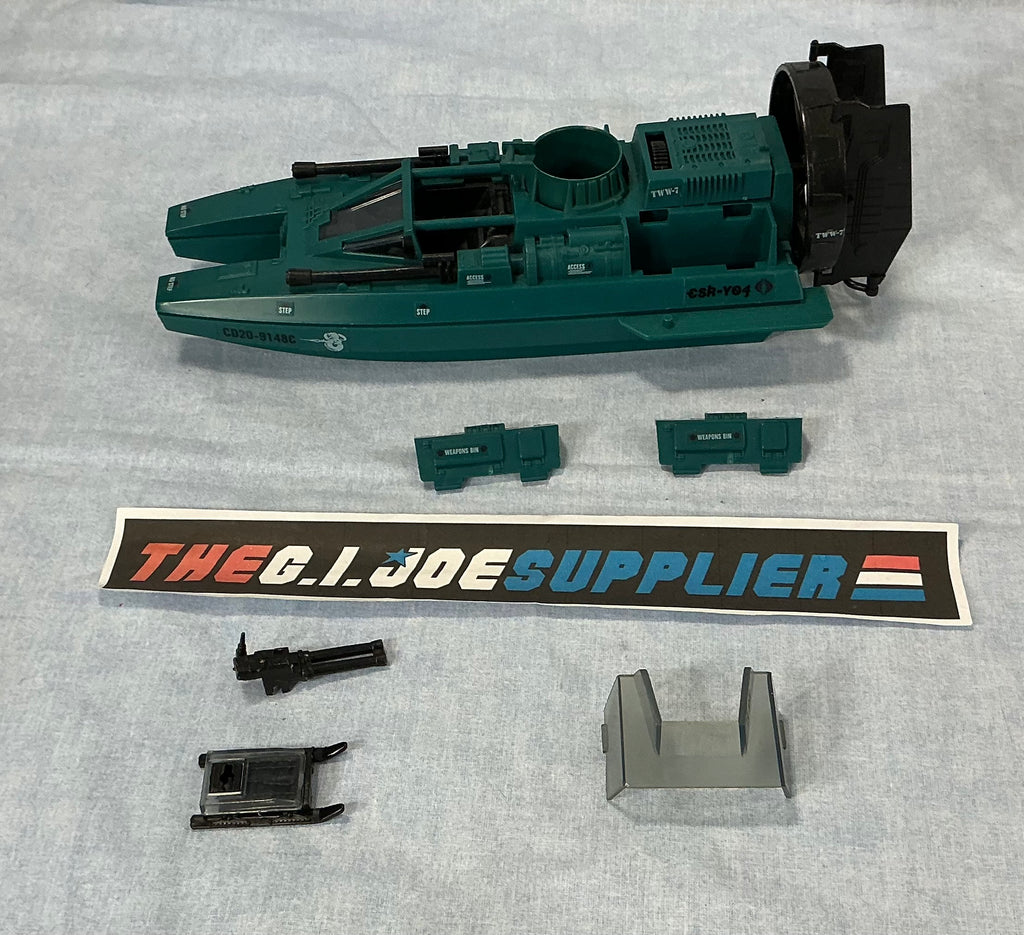1984 VINTAGE ARAH G.I. JOE COBRA WATER MOCCASIN VEHICLE ONLY LOOSE 100% COMPLETE (f)