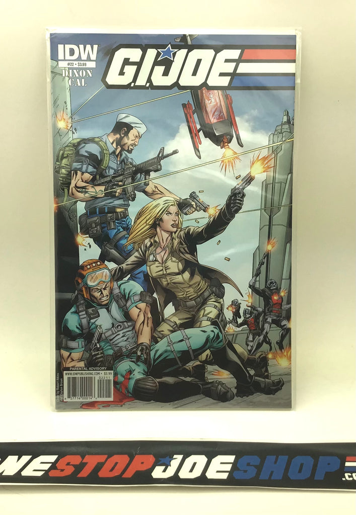 IDW PUBLISHING G.I. JOE (2008-2011) ISSUE #22 [COVER A ATKINS] COMIC BOOK SEPTEMBER HIGH GRADE