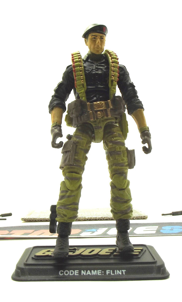 2014 50TH ANNIVERSARY G.I. JOE FLINT V23A DANGER AT THE DOCKS PACK V.A.M.P. MK-II DRIVER SDCC EXCLUSIVE LOOSE 100% COMPLETE + F/C