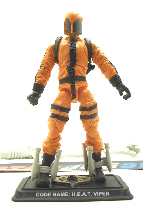 2014 50TH ANNIVERSARY G.I. JOE COBRA H.E.A.T. VIPER V4 HEATED BATTLE PACK LOOSE 100% COMPLETE NO FILE CARD