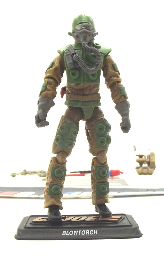 2015 50TH ANNIVERSARY G.I. JOE BLOWTORCH V5 SWAMP STEAM PACK LOOSE 100% COMPLETE + F/C