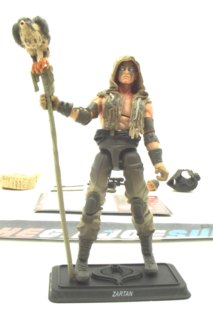 2010 POC G.I. JOE DREADNOK ZARTAN V20 WAVE 2 LOOSE 100% COMPLETE + F/C