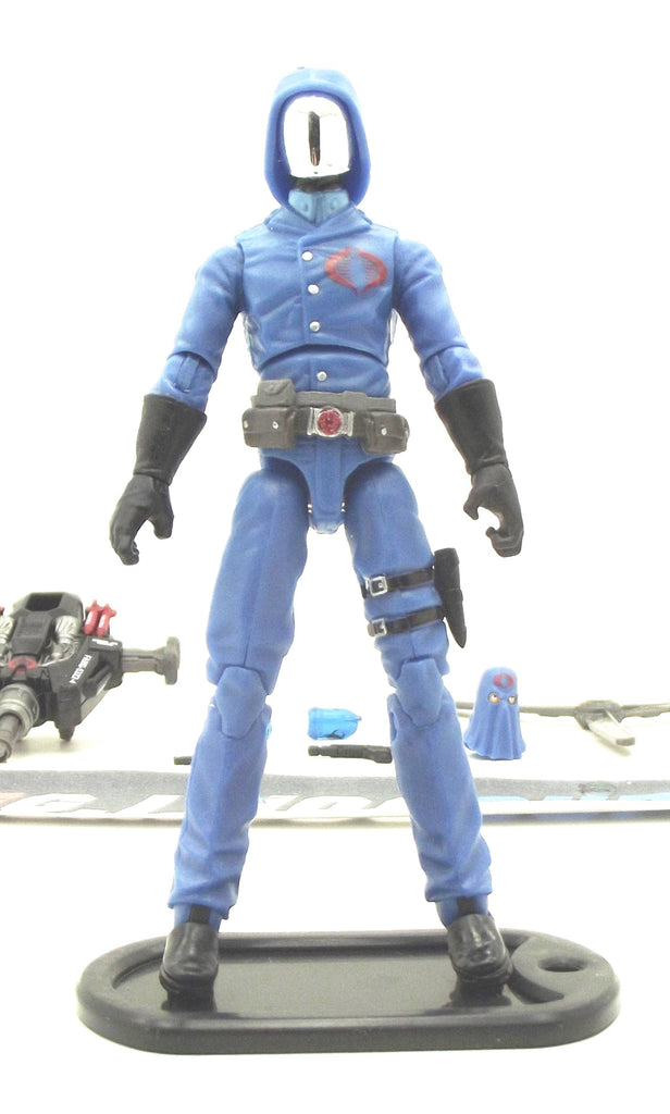 2013 RETALIATION G.I. JOE COBRA COMMANDER V53 ULTIMATE LOOSE 100% COMPLETE + FULL CARD