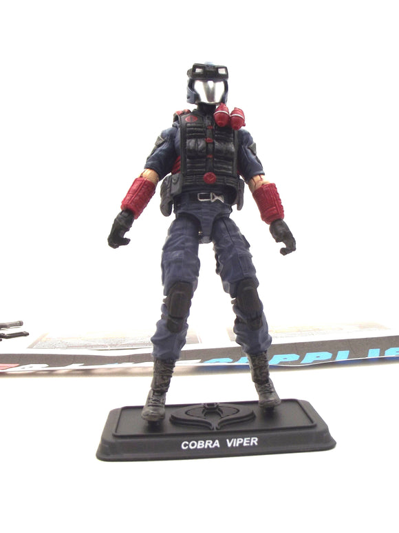 2016 50TH ANNIVERSARY G.I. JOE COBRA VIPER V28 SINISTER ALLIES PACK LOOSE 100% COMPLETE + F/C