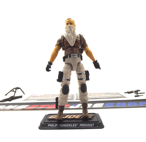 2015 50TH ANNIVERSARY G.I. JOE COBRA CHUCKLES V5 SDCC DESERT DUEL PACK UNDERCOVER AGENT LOOSE 100% COMPLETE + F/C