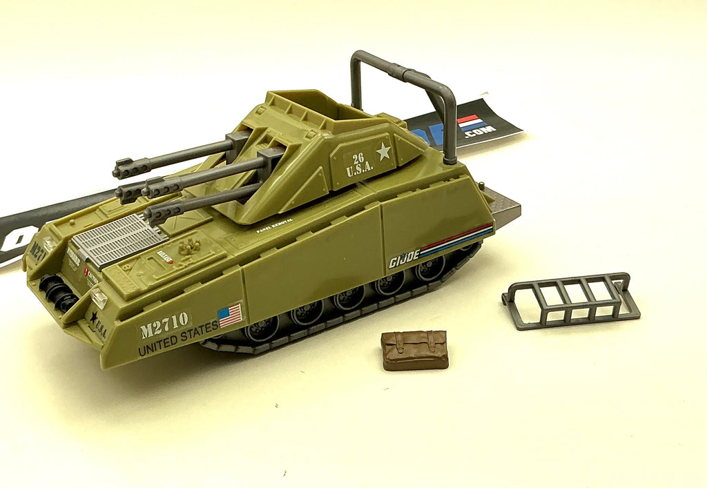 2008 25TH ANNIVERSARY G.I. JOE ARMADILLO TANK ALPHA VEHICLE ONLY LOOSE 100% COMPLETE DECALS APPLIED BLUEPRINTS F/C