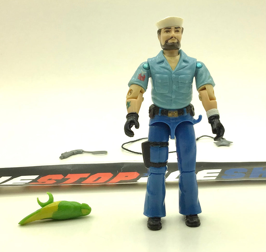 1985 VINTAGE ARAH G.I. JOE SHIPWRECK V1 SAILOR LOOSE 100% COMPLETE (b)