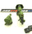 1982 VINTAGE ARAH G.I. JOE RAM RAPID FIRE MOTORCYCLE VEHICLE ONLY LOOSE 100% COMPLETE (f)