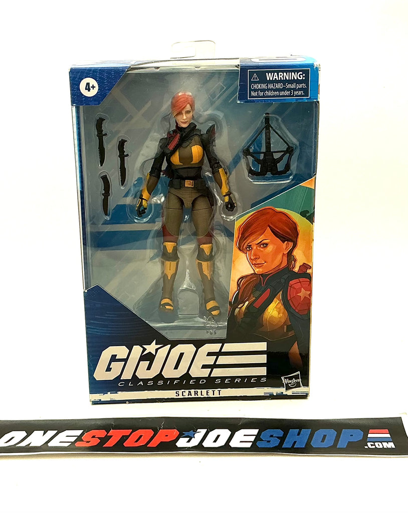 2020 CLASSIFIED G.I. JOE SCARLETT #05 6" FIGURE FIELD VARIANT REDECO WAVE 1 NEW SEALED