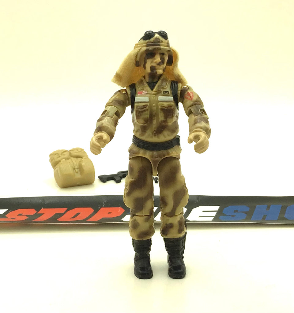 1985 VINTAGE ARAH G.I. JOE DUSTY V1 DESERT TROOPER LOOSE 100% COMPLETE (f)