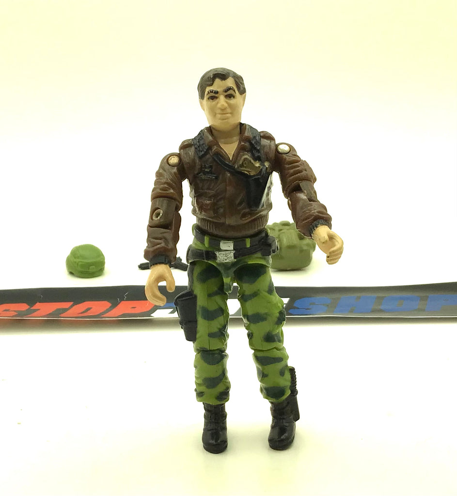 1986 VINTAGE ARAH G.I. JOE HAWK V2 COMMANDER LOOSE 100% COMPLETE (f)