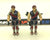 1985 VINTAGE ARAH G.I. JOE COBRA TWINS TOMAX & XAMOT V1 CRIMSON GUARD COMMANDERS LOOSE 100% COMPLETE (a)