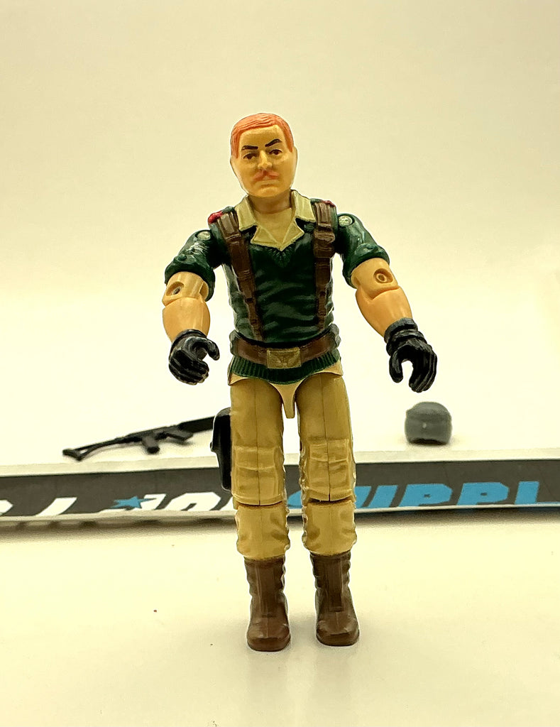 1985 VINTAGE ARAH G.I. JOE CRANKCASE V1 A.W.E. STRIKER DRIVER LOOSE 100% COMPLETE (i)