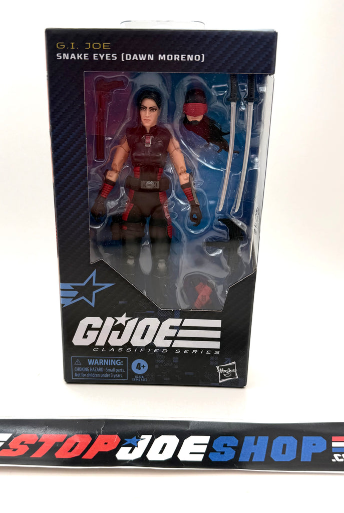 2026 CLASSIFIED G.I. JOE SNAKE EYES #197 DAWN MORENO 6" FIGURE NEW SEALED