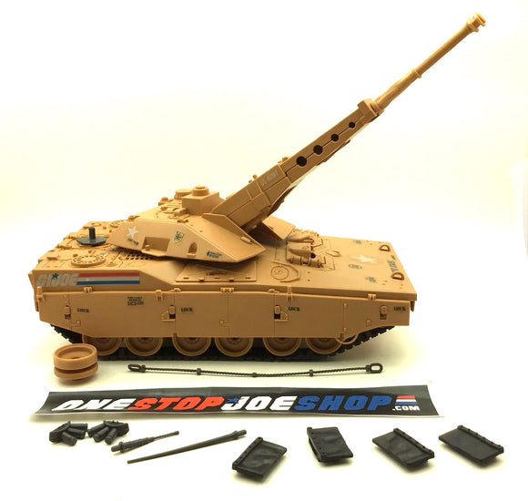 1985 VINTAGE ARAH G.I. JOE MAULER M.B.T. TANK VEHICLE ONLY LOOSE 100% COMPLETE (c) WORKS
