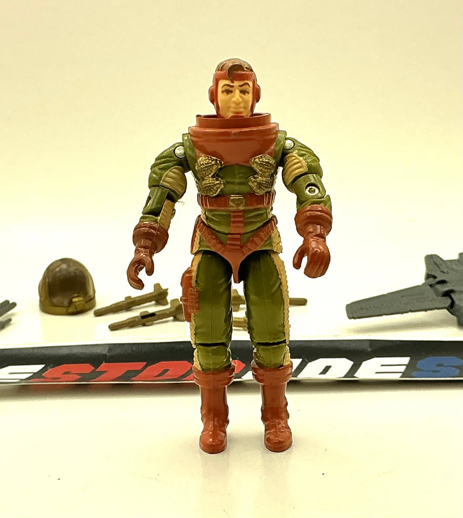 1991 VINTAGE ARAH G.I. JOE GENERAL HAWK V1 COMMANDER LOOSE 100% COMPLETE (e)
