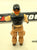 1987 VINTAGE ARAH G.I. JOE STEAM-ROLLER V1 MOBILE COMMAND CENTER DRIVER LOOSE 100% COMPLETE (b)