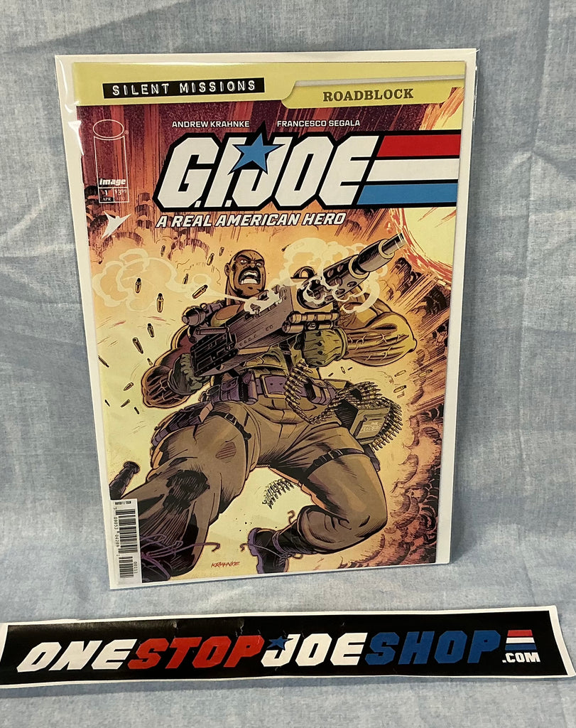 IMAGE SKYBOUND COMICS G.I. JOE SILENT MISSIONS:  ROADBLOCK (2025) ISSUE #1 ONE-SHOT [COVER A KRAHNKE] COMIC BOOK APRIL 2025