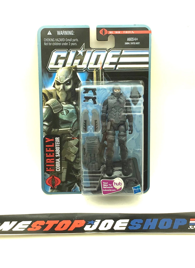 2010 POC G.I. JOE COBRA FIREFLY V22 WAVE 1 NEW SEALED